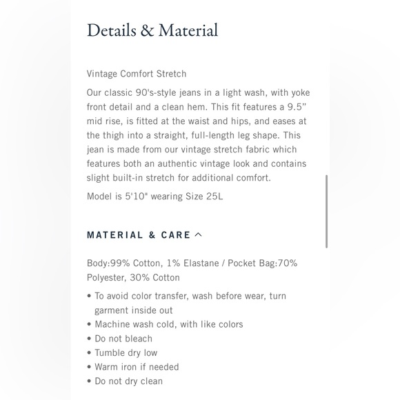 Abercrombie & Fitch Mid Rise 90s Straight Jeans - Picture 8 of 8